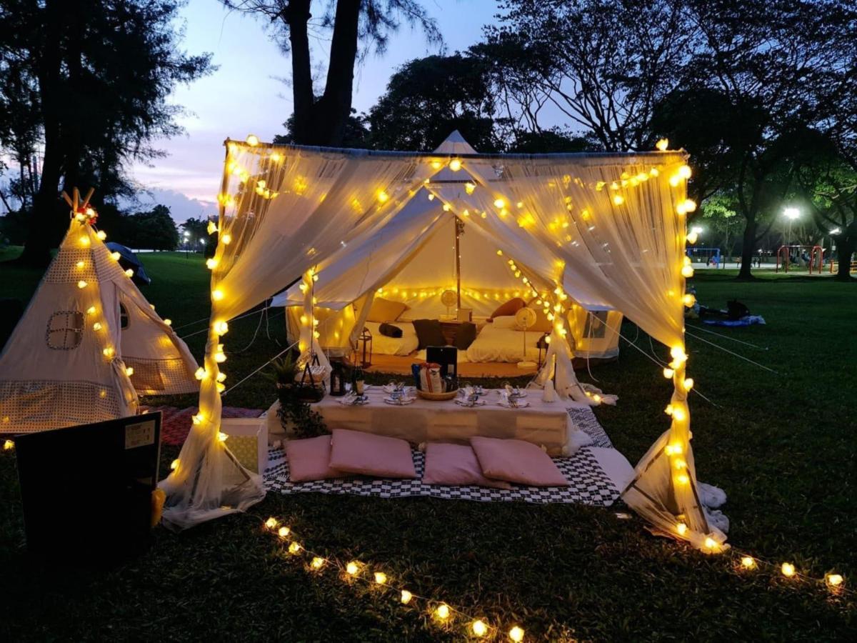 Seaside Glamping@heritage Chalet Camping Singapore